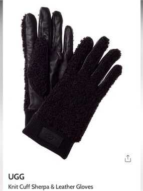 UGG Black Gloves L/XL